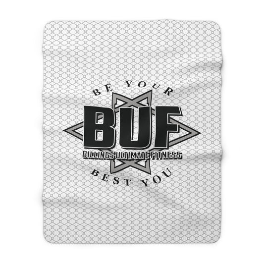 BUF Pattern Sherpa Fleece Blanket W