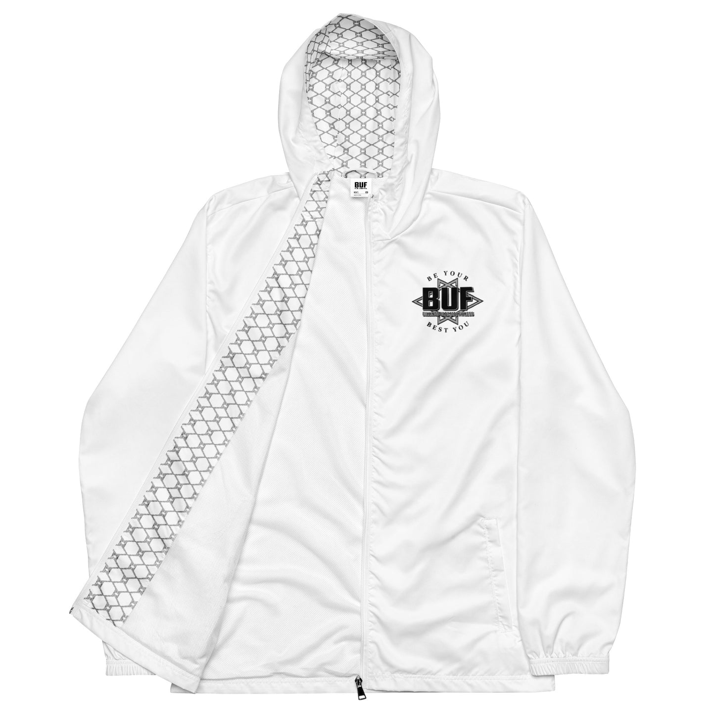 BUF Zip Windbreaker B/W