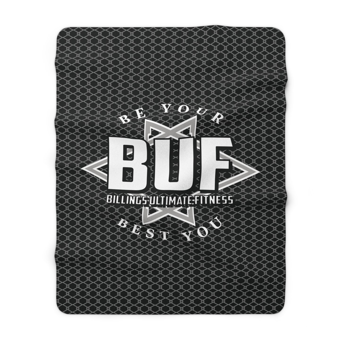 BUF Pattern Sherpa Fleece Blanket B