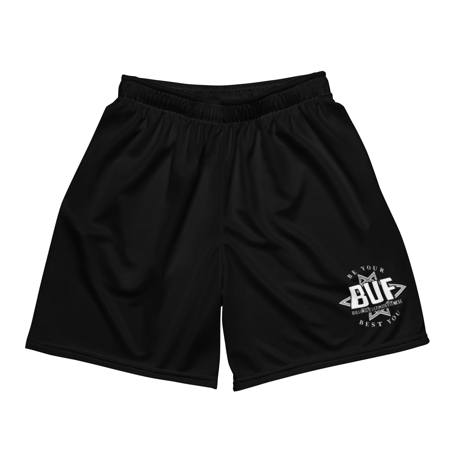 BUF Mesh Gym Shorts W/B