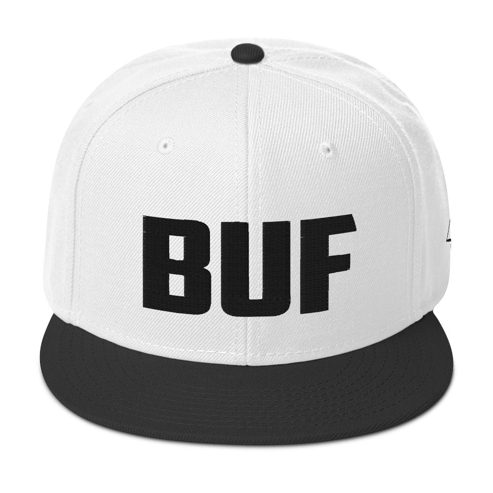 BUF Snapback Hat B/W