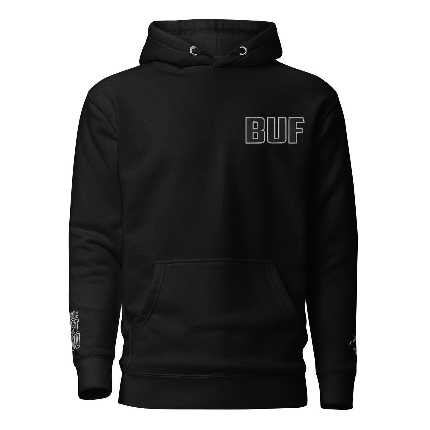 BUF Embroider Hoodie B/B Outline