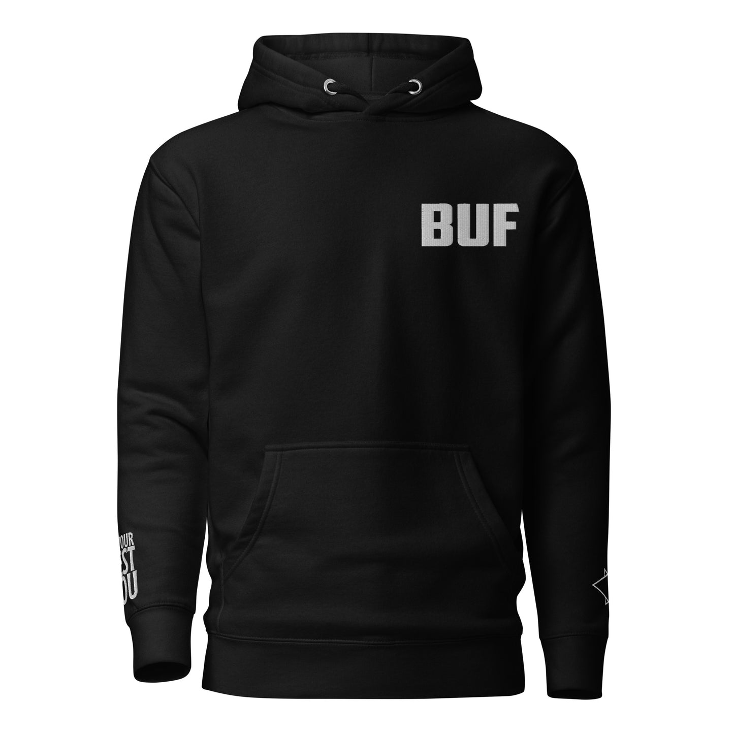 BUF Embroider Hoodie W/B