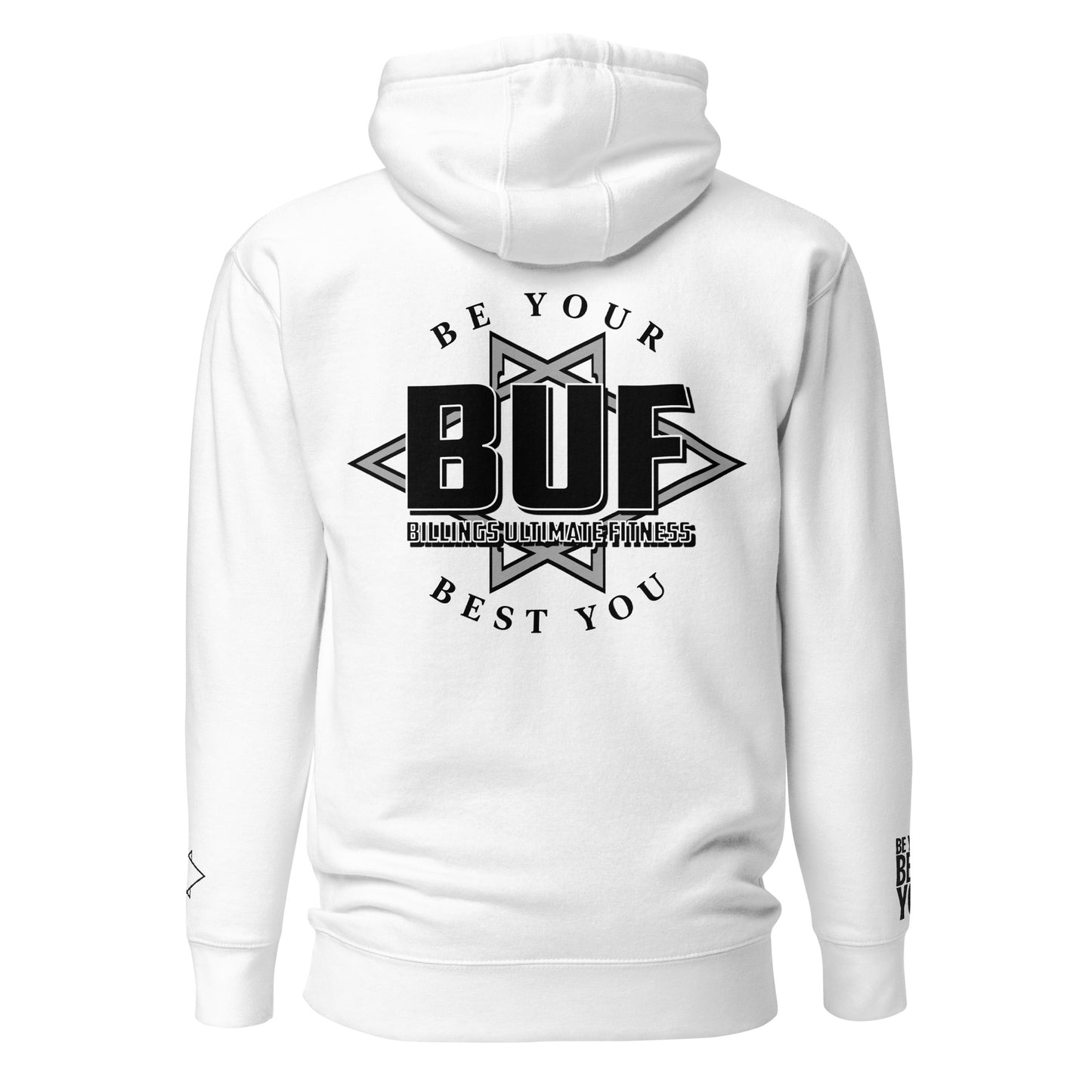 BUF Embroider Hoodie B/W