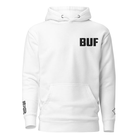 BUF Embroider Hoodie B/W