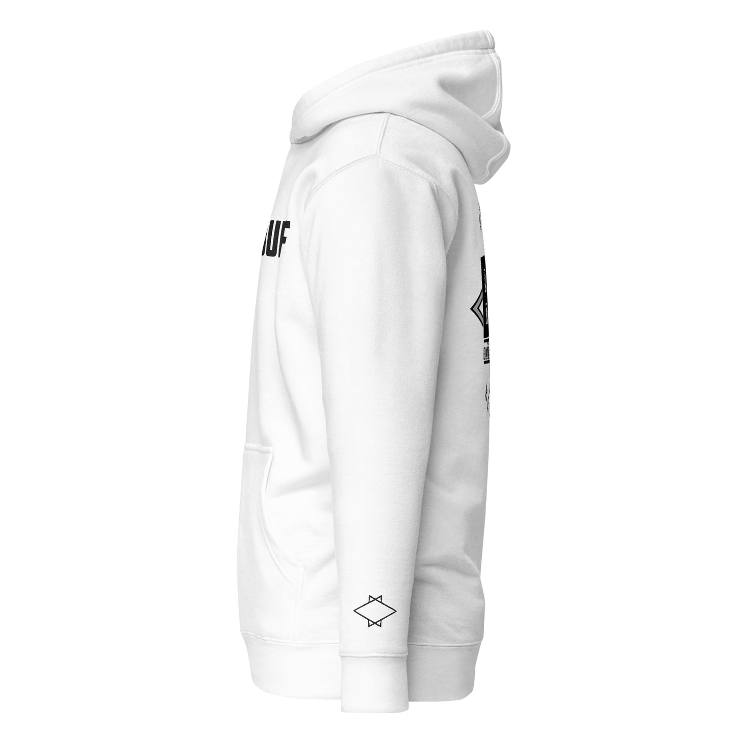 BUF Embroider Hoodie B/W