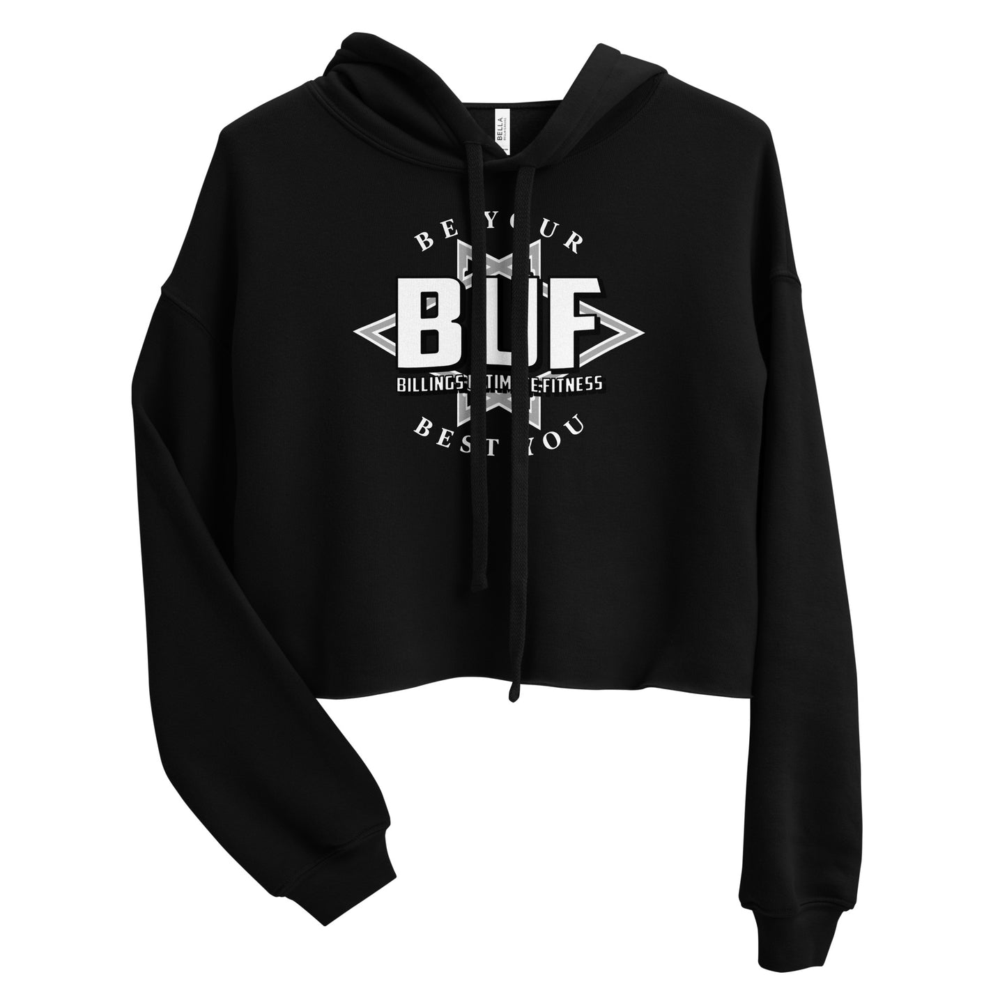 BUF Crop Hoodie W/B